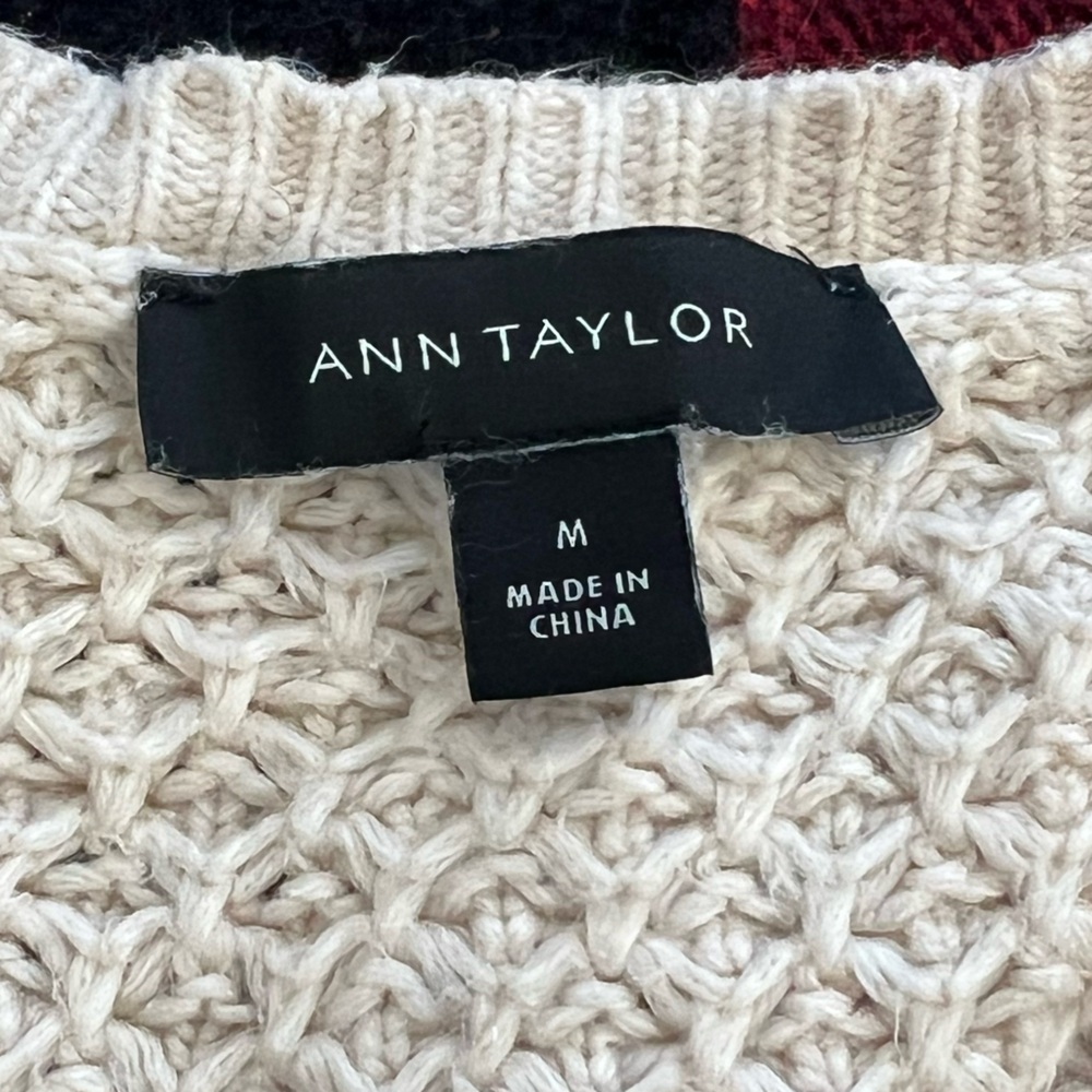 Ann Taylor | Tan Bubble Stitch Cardigan - Picture 6 of 7